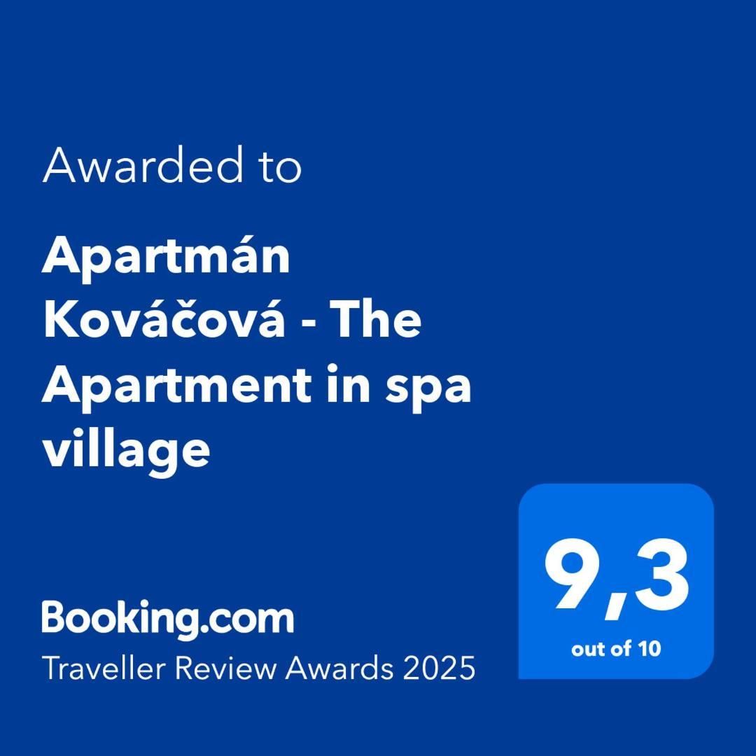 Apartman Kovacova - The Apartment In Spa Village Екстер'єр фото